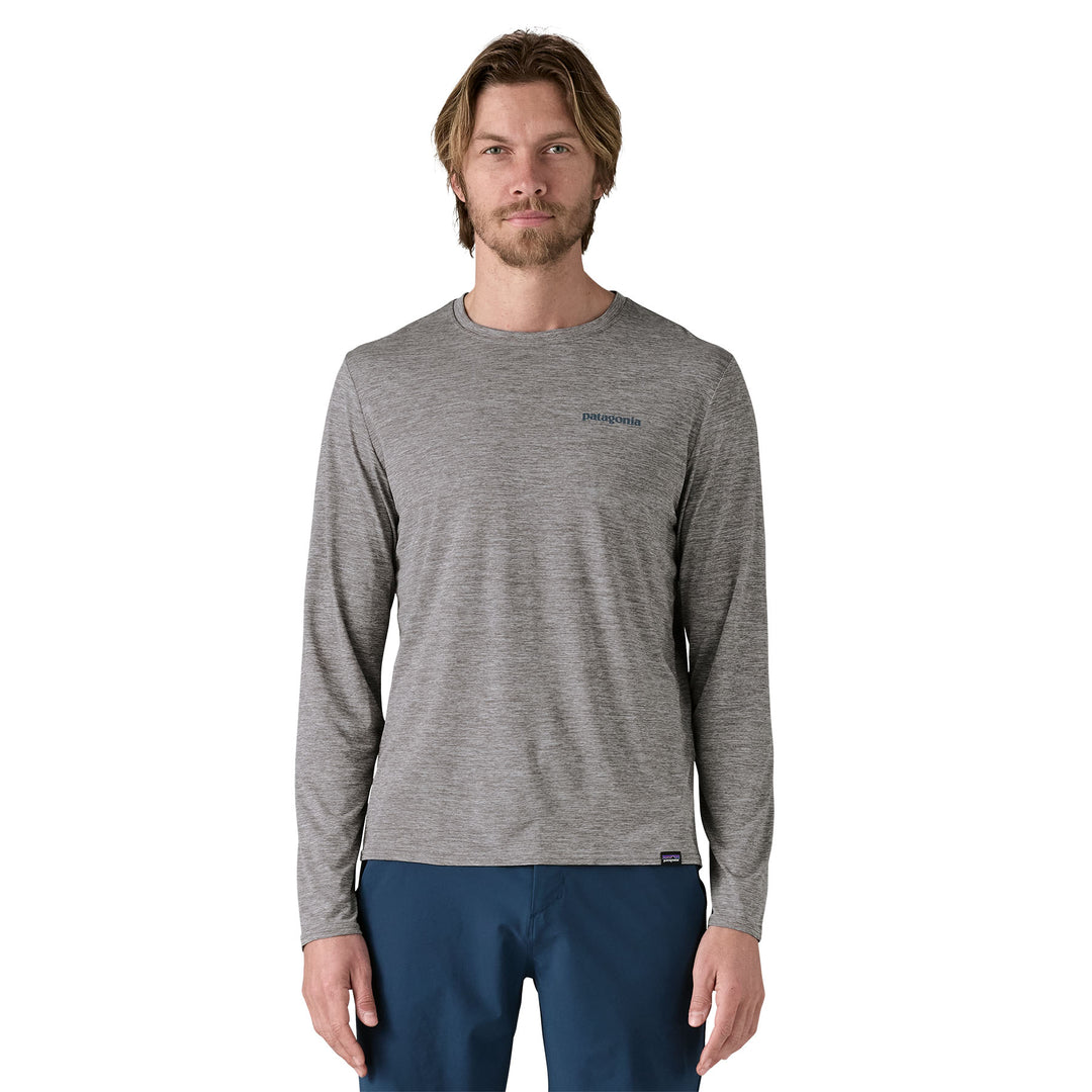 Patagonia : Men's Long-Sleeved Capilene® Cool Daily Graphic Shirt - Waters