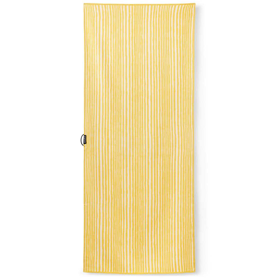 Nomadix - Organic Cotton Travel Towel: Heritage Stripe Amber Sun