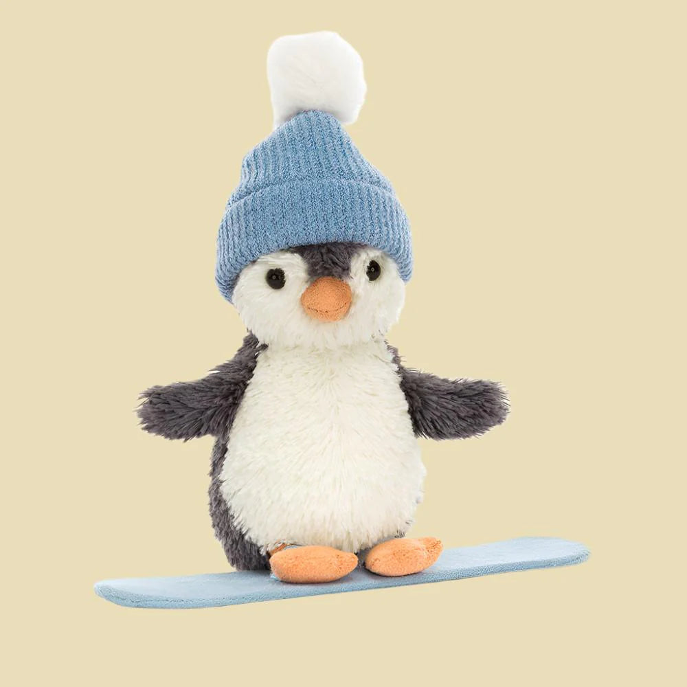 Jellycat Peanut Penguin Snowboarding Small