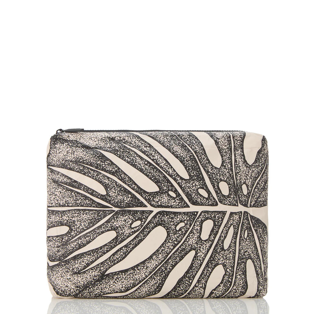 ALOHA: Deliciosa Mid Pouch in Black / Sandstone