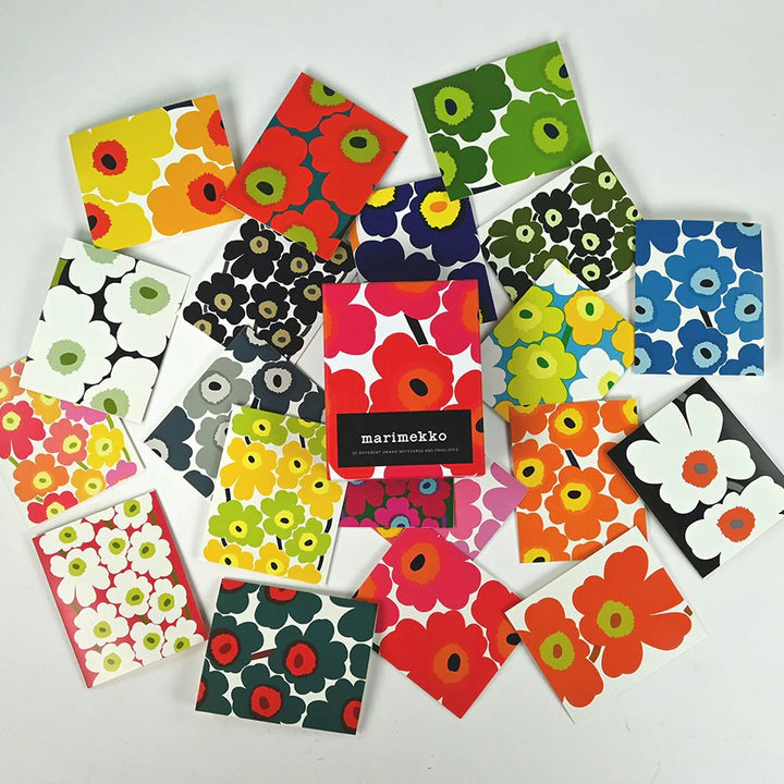Marimekko Unikko Note Cards with Envelopes
