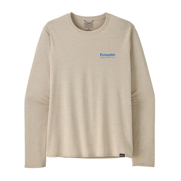 Patagonia : Men's Long-Sleeved Capilene® Cool Daily Graphic Shirt - Waters