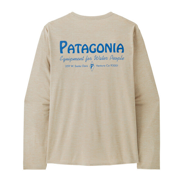 Patagonia : Men's Long-Sleeved Capilene® Cool Daily Graphic Shirt - Waters