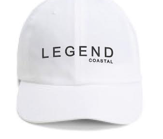 Legend Coastal Dad Hats- New! (White & Silver)