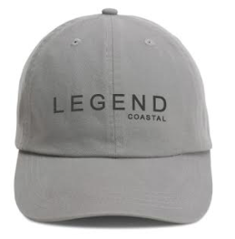 Legend Coastal Dad Hats- New! (White & Silver)